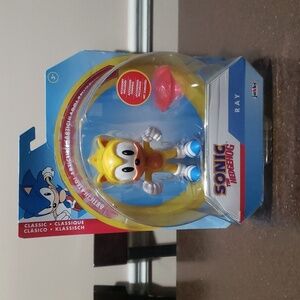 Sonic the Hedgehog Classic Ray the Flying Squirrel 4" Action Figure New Wave 10.